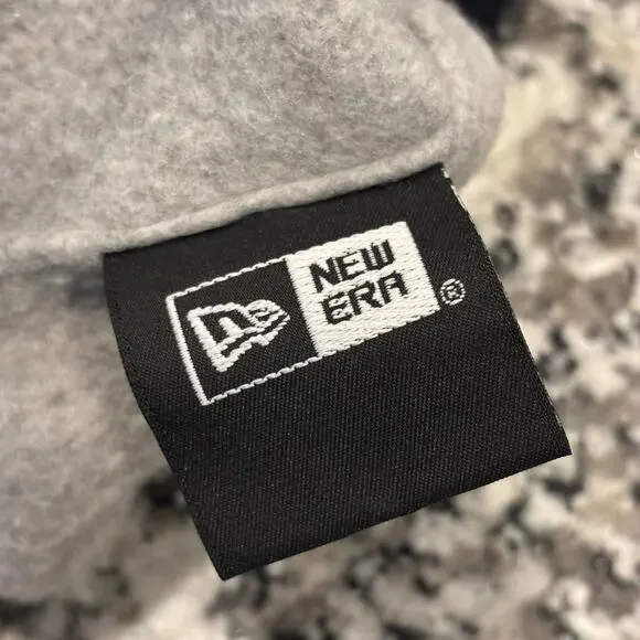 Penn State Beanie New Era Knit Pom Hat NCAA Gray Blue Winter Cap - Picture 4 of 4